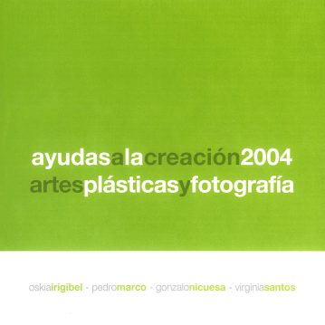 Ayudas a la creación en Artes Plásticas 2004. Exposiciones Museo Gustavo de Maeztu